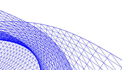 abstract 3d mesh wire background
