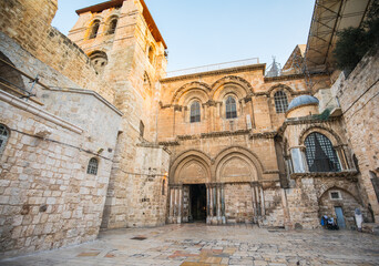 Wall Mural - The Basilica of the Holy Sepulcher in Jerusalem, Israel