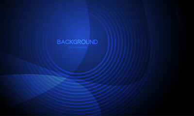 Aufkleber - Blue abstract background in futuristic concept. For use in all types of design work. Vector illustration.