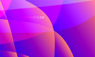 Aufkleber - Abstract geometric background with soft shapes. For use in all types of design work. Vector illustration.