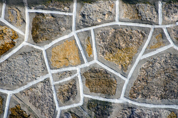 Stone wall texture background natural color