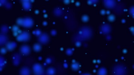 Sticker - abstract blue background- defocused particles background