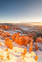 View Of Rock Formations In Bryce Canyon National Park