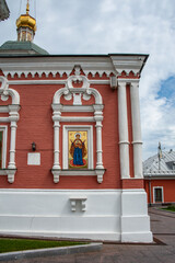 Wall Mural - The modern building of the Church of Peter and Paul at the Yauzsky Gate was built in 1800-1802 in the Moscow Baroque style, which is called Naryshkinsky by the name of the noble boyars-patrons.    