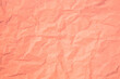 © wisoot - Close up of pink wrinkle crumpled old with paper page texture rough background. crease grunge parchment pattern vintage design