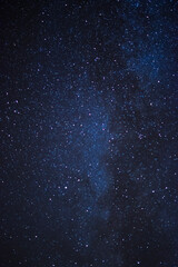 Starry sky with milky way. Night sky with stars and milky way.