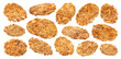 © xamtiw - Bran flakes collection isolated on white background