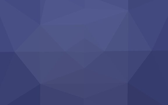 Dark BLUE vector blurry triangle pattern.