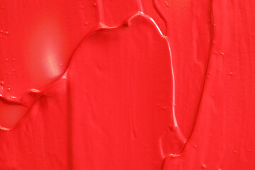 Aufkleber - red oil paint. background for design