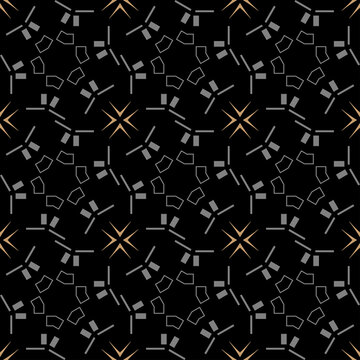 dark geometric pattern - seamless wallpaper texture
