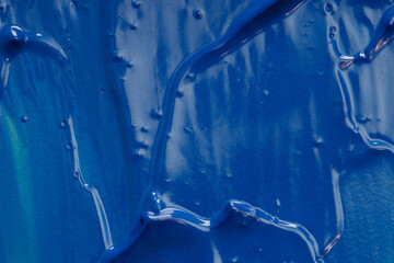 Aufkleber - blue oil paint. background for design