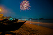 Feuerwerk Goa Strand