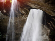 (Sang Chan Waterfall), Beautiful Waterfall Of Thailand, Ubon Ratchathani, Thailand, (Moonlight Waterfall)