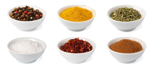 Wall Mural - set of Bowl with spices