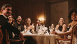 © Jacob Lund - Group of people enjoying dinner party