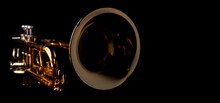 Brass Instruments, Golden Trumpet In The Dark

