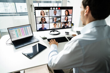 Poster - Video Conference Meeting Call