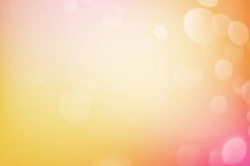 Gold abstract background with blurred bokeh