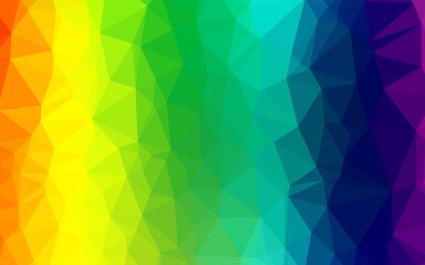 Light Multicolor, Rainbow vector polygonal background.