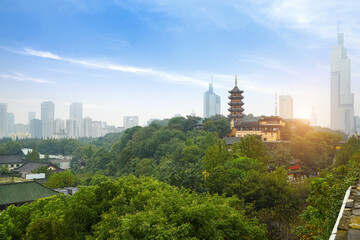 Wall Mural - Jiming mountain scenic spot, Nanjing, Jiangsu, China