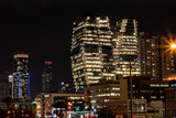 Fototapeta Miasto - view on city at night