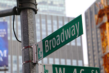 Broadway Sign Manhattan New York