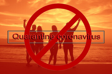 Concept coronavirus travel covid ban quarantine
