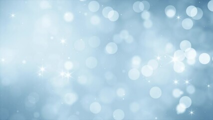 Wall Mural - christmas white bokeh beautiful blurry background
