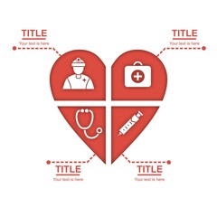 Poster - Medical kit infographic design idea