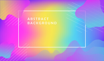 Poster - Abstract Gradient Fluid Creative Background . Vector illustration