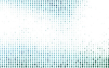 Fototapete - Light Blue, Green vector background with bubbles.