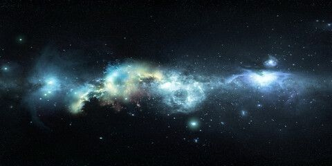space background starry sky with beautiful nebulae