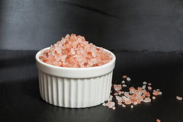 Poster - Salt - Crystals of salt pink of Himalayan.