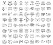 Collection of demon symbols and their sigils