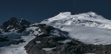 Panorama Of Easton Glacier On The South Side Of Mount Baker
