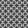 © vector_master - Abstract Cross Pattern Dots Logo generative computational art illustration