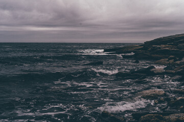 Wall Mural - storm over the sea