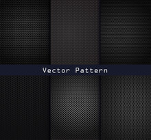 Vector Black Metal Patterns Texture Steel Background
