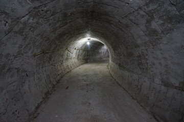 backgrounds light walkway in tunnel
