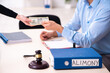 © Elnur - Young couple divorcing in alimony concept