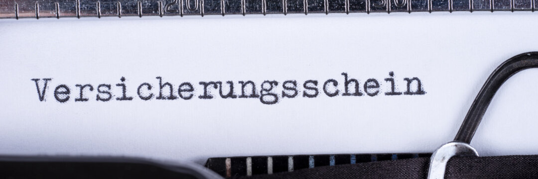 Panorama - Versicherungsschein