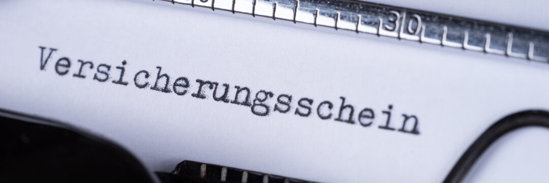 Panorama - Versicherungsschein