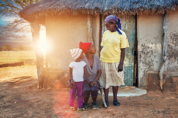 african mother and child
