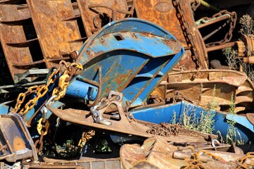 vieux métaux à recycler