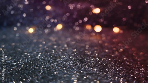 Fotografía Dark blurred abstract background, bokeh
