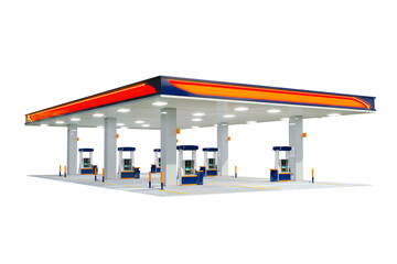 Gas station canopy