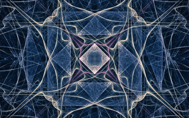 Aufkleber - digital generated image in the form of abstract geometric shapes of various shades and colors for use in web design and computer graphics