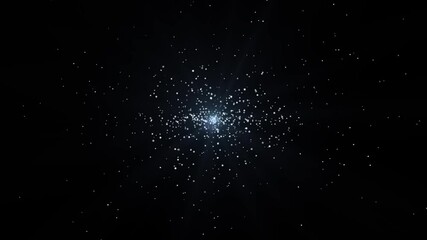 4k scenic spiral infinite galaxy outer space travel center moving stars space loop animation. flying