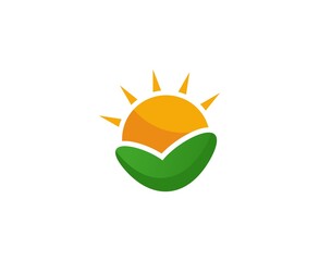 Wall Mural - Sun logo
