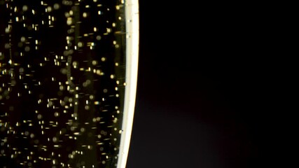 Canvas Print - festive drink- bubble champagne